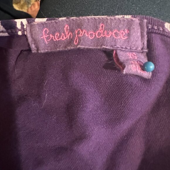 Fresh Produce Wrap Dress - Purple Size XS - Picture 5 of 6